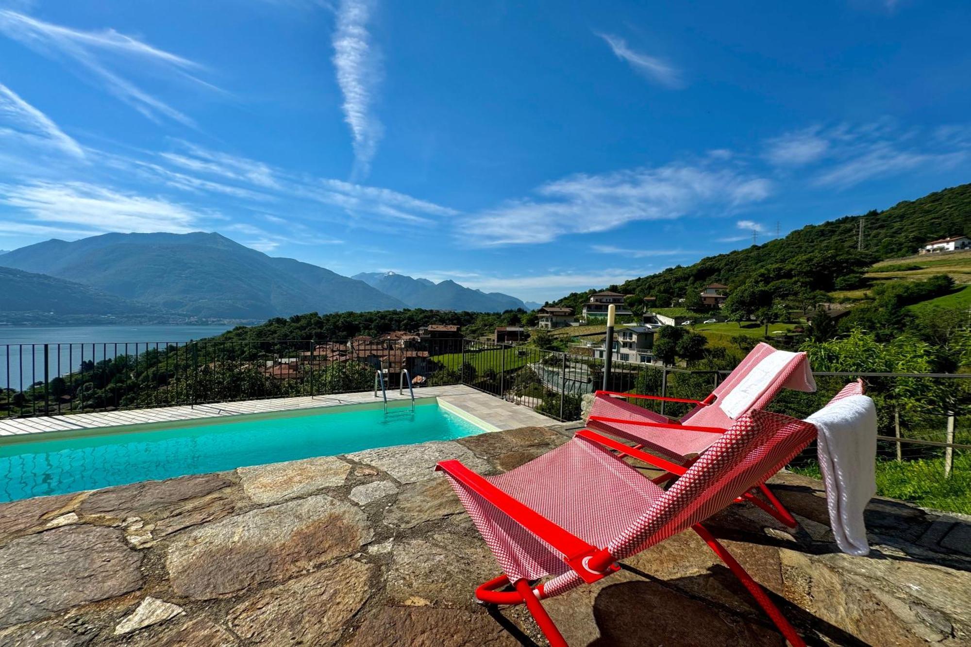 Belmonte Terrazzo Apartman Pianello Del Lario Kültér fotó